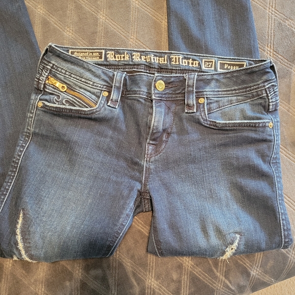 Rock Revival Moto Jeans - Picture 3 of 6